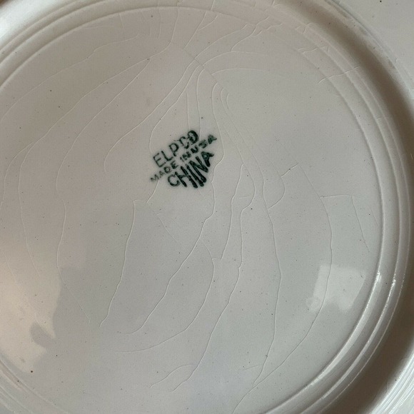 Antique Victorian mother and child plate ELPCO East Liverpool Pottery Hall China - Picture 4 of 8